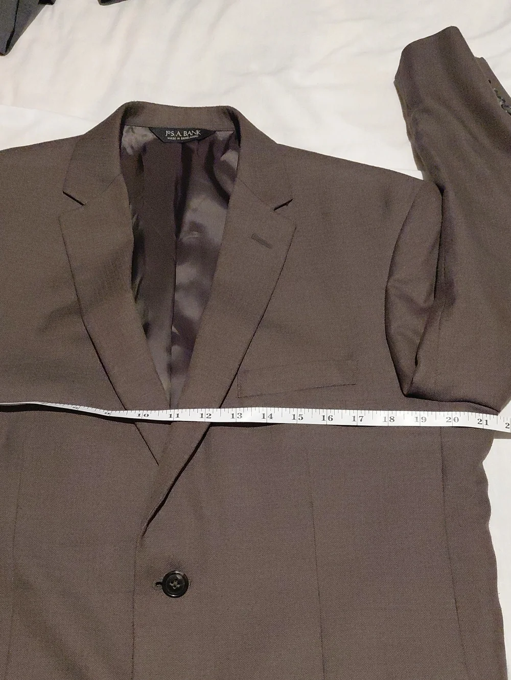 Jos. A. Bank Men's Brown Two-Button Sport Coat 42R Exceptionally Clean